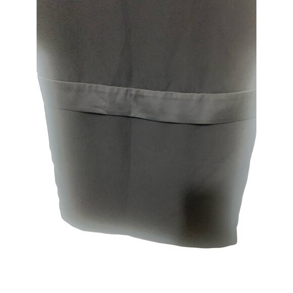 The Kooples sz S NWT Black‎ Crepe and Satin Trim Tuxedo Jacket Wrap Mini Dress - Picture 9 of 10